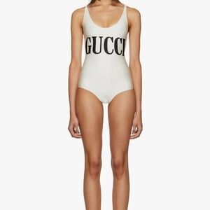 Gucci Logo Swimsuit - SIZE S - 100% Authentic